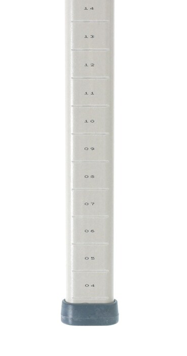 MetroMax MX74UP Mobile-Ready Industrial Shelving Post, Polymer, 74" H