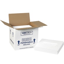 10 1/2 x 8 1/4 x 9 1/4" Insulated Shipping Kit