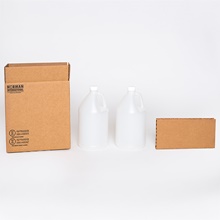 2 - 1 Gallon Plastic Jug Shipper Kit