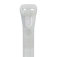 8" 50# Natural Releasable Cable Ties