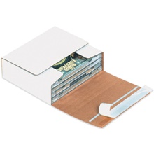 White Self-Seal CD Mailers
