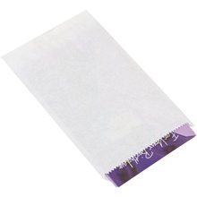 White Flat Merchandise Bags