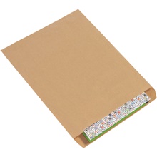 12 x 15" Kraft Flat Merchandise Bags