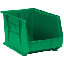 Green Plastic Stack & Hang Bin Boxes