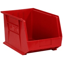Red Plastic Stack & Hang Bin Boxes