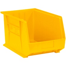 Yellow Plastic Stack & Hang Bin Boxes