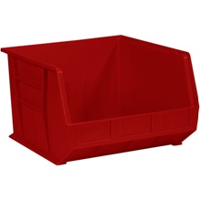 Red Plastic Stack & Hang Bin Boxes