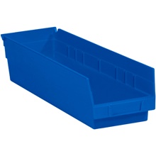 Blue Plastic Shelf Bin Boxes