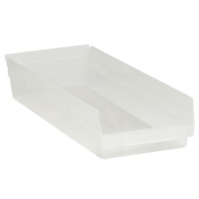 Clear Plastic Shelf Bin Boxes