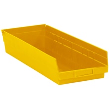 Yellow Plastic Shelf Bin Boxes