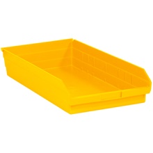 Yellow Plastic Shelf Bin Boxes