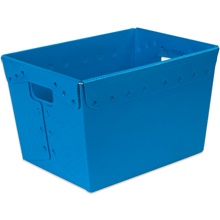 18 x 13 x 12" Blue Space Age Totes