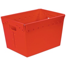 18 x 13 x 12" Red Space Age Totes