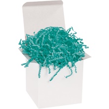 . Teal Crinkle Paper