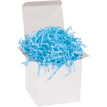 . Sky Blue Crinkle Paper