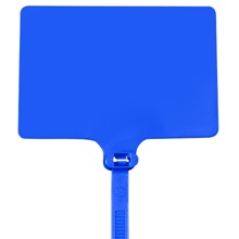 6" 120# Blue Identification Cable Ties