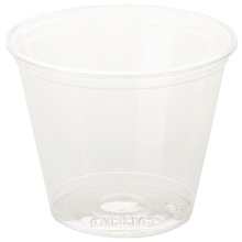 Dixie® Crystal Clear Plastic Squat Cups - 9 oz.
