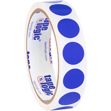 3/4" Dark Blue Inventory Circle Labels