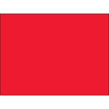 Fluorescent Red Inventory Rectangle Labels
