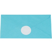 1 1/2" White Circle Paper Mailing Labels