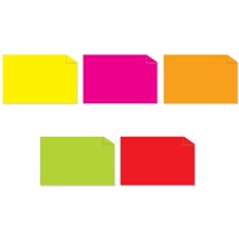 2 x 3" Fluorescent Packs Inventory Rectangle Labels