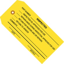 "Inspected" Inspection Tags