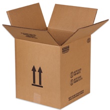 12 1/8 x 12 1/8 x 13 9/16" 1 - 5 Gallon Metal Pail Haz Mat Boxes (10/Bundle)