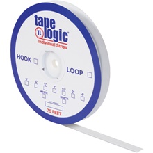 ' White Hook Tape Logic® Individual Tape Strips