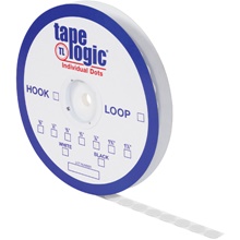 1 7/8" White Loop Tape Logic® Individual Tape Dots