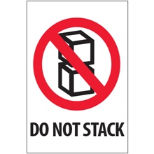 "Do Not Stack" Labels