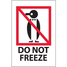 "Do Not Freeze" Labels