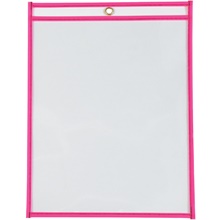 Neon Pink Job Ticket Holders