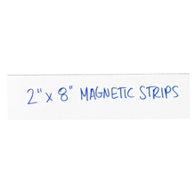White Warehouse Labels - Magnetic Strips