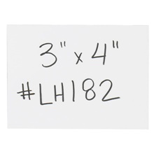 White Warehouse Labels - Magnetic Strips