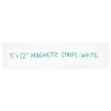 White Warehouse Labels - Magnetic Strips