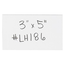 White Warehouse Labels - Magnetic Strips