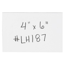 White Warehouse Labels - Magnetic Strips