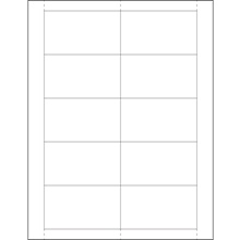 2 x 3 1/2" Vinyl Envelope Insert Cards