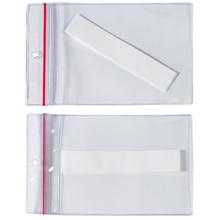 3 x 5" Super-Scan® Press-On Vinyl Envelopes - Reclosable