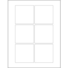 3 x 3" Weather-Resistant Laser Labels