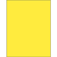 Yellow Rectangle Laser Labels