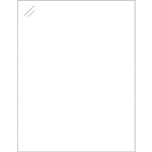 Pure Clear Rectangle Laser Labels