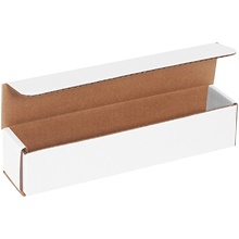 10 x 2 x 2" White Corrugated Mailers (50/Bundle)