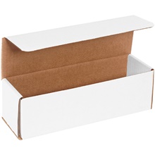10 x 3 x 3" White Corrugated Mailers (50/Bundle)