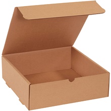11 1/2 x 11 1/2 x 3 3/4" Kraft Literature Mailers (50/Bundle)