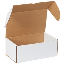 White Outside Tuck Mailers