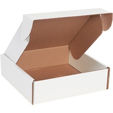 10 x 10 x 3" White Deluxe Literature Mailer (50/Bundle)