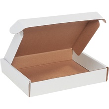 11 1/8 x 8 3/4 x 2" White Deluxe Literature Mailers (50/Bundle)