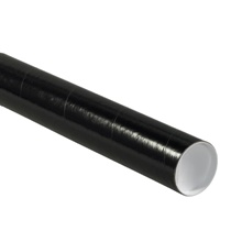 Black Tubes with Caps