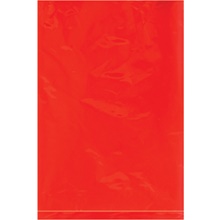 Red Flat Poly Bags (100 Pack)